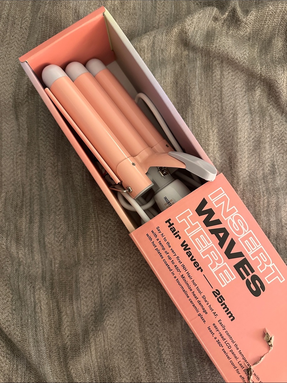 Insert Waves Here Triple Barrel Hair Waver - 25mm